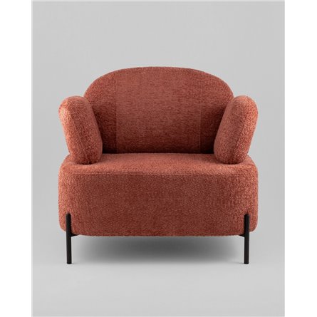 Кресло|Stool Group|Кэнди ткань букле коралловый