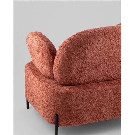 Кресло|Stool Group|Кэнди ткань букле коралловый