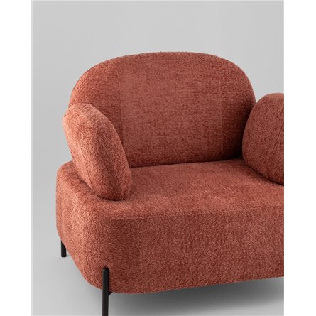 Кресло|Stool Group|Кэнди ткань букле коралловый