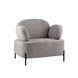 Кресло Кэнди ткань букле светло-серый