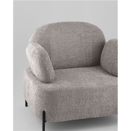 Кресло|Stool Group|Кэнди ткань букле светло-серый
