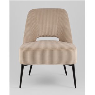 Кресло|Stool Group|Бостон велюр рельефный бежевый