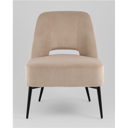 Кресло|Stool Group|Бостон велюр рельефный бежевый