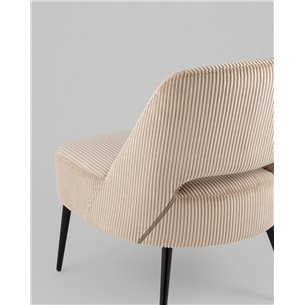 Кресло|Stool Group|Бостон велюр рельефный бежевый