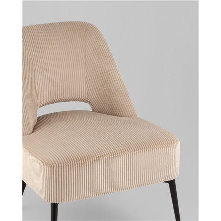 Кресло|Stool Group|Бостон велюр рельефный бежевый