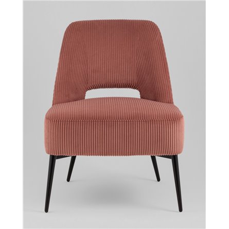 Кресло|Stool Group|Бостон велюр рельефный коралловый