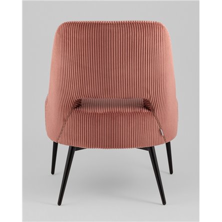 Кресло|Stool Group|Бостон велюр рельефный коралловый