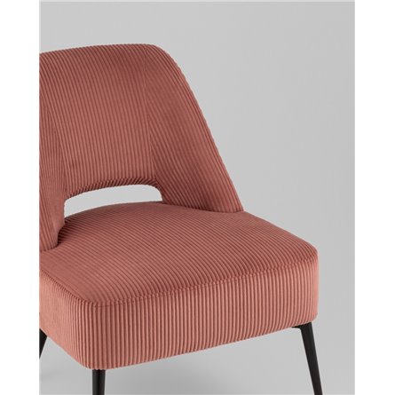 Кресло|Stool Group|Бостон велюр рельефный коралловый