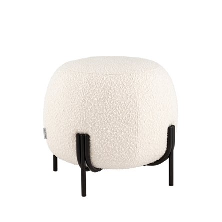 Пуф Флик new ткань букле молочный