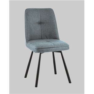 Комплект из двух стульев|Stool Group|Boun вращающийся мягкий зеленый обивка рогожка