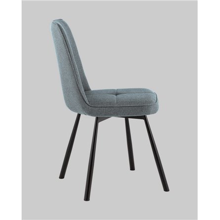 Комплект из двух стульев|Stool Group|Boun вращающийся мягкий зеленый обивка рогожка