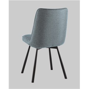 Комплект из двух стульев|Stool Group|Boun вращающийся мягкий зеленый обивка рогожка