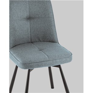 Комплект из двух стульев|Stool Group|Boun вращающийся мягкий зеленый обивка рогожка