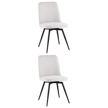 Стул Flatt вращающийся серый 2 шт.