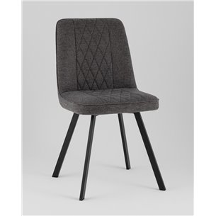 Комплект из четерех стульев|Stool Group|Grein мягкий темно-серый обивка рогожка