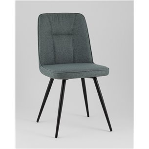 Комплект из четырех стульев|Stool Group|Hedd мягкий зеленый обивка рогожка
