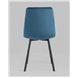 Комплект из четырех стульев|Stool Group|Chilly велюр сине-зеленый ножки металл черные Комплект из четырех стульев|Stool Group|Chilly велюр сине-зеленый ножки металл черные