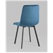 Комплект из четырех стульев|Stool Group|Chilly велюр сине-зеленый ножки металл черные Комплект из четырех стульев|Stool Group|Chilly велюр сине-зеленый ножки металл черные