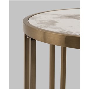 |Stool Group|Алиада 55х55 см светлая керамика сталь шампань