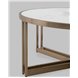 Журнальный стол|Stool Group|Алиада 90х90 см светлая керамика сталь шампань Журнальный стол|Stool Group|Алиада 90х90 см светлая керамика сталь шампань