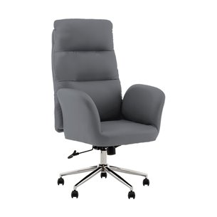 Кресло руководителя TopChairs Solid серый