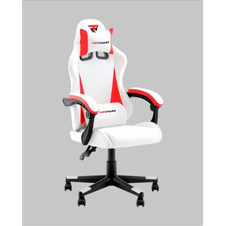 Компьютерное кресло|TopChairs|TopChairs Phantom бело-красный
