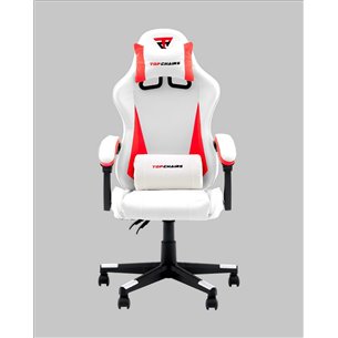Компьютерное кресло|TopChairs|TopChairs Phantom бело-красный