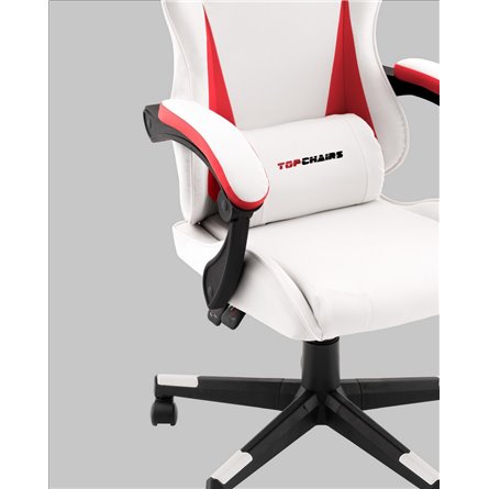 Компьютерное кресло|TopChairs|TopChairs Phantom бело-красный