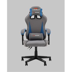 Компьютерное кресло|TopChairs|TopChairs Phantom серо-голубой
