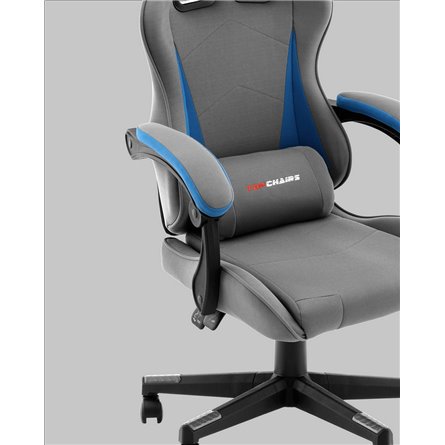 Компьютерное кресло|TopChairs|TopChairs Phantom серо-голубой