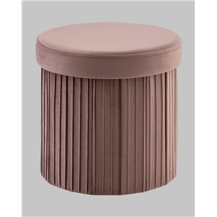 Пуф|Stool Group|Store Round пыльно-розовый складной с ящиком