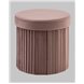 Пуф|Stool Group|Store Round пыльно-розовый складной с ящиком Пуф|Stool Group|Store Round пыльно-розовый складной с ящиком