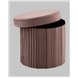 Пуф|Stool Group|Store Round пыльно-розовый складной с ящиком Пуф|Stool Group|Store Round пыльно-розовый складной с ящиком
