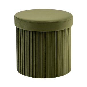 Пуф складной с ящиком Store Round травяной