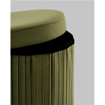 Пуф|Stool Group|Store Round травяной складной с ящиком