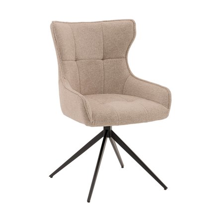 Стул Carlene вращающийся бежевый