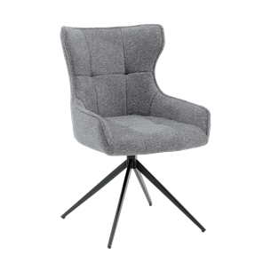 Стул Carlene вращающийся серый