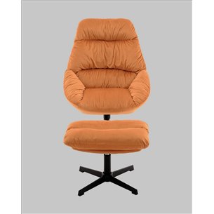 Кресло|Stool Group|Оррелл терракотовый с оттоманкой