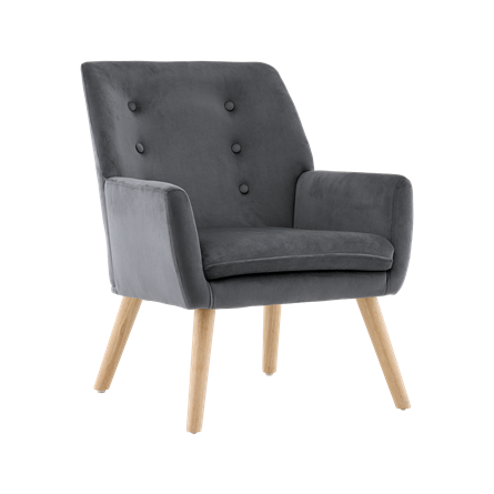 Кресло Райт серый