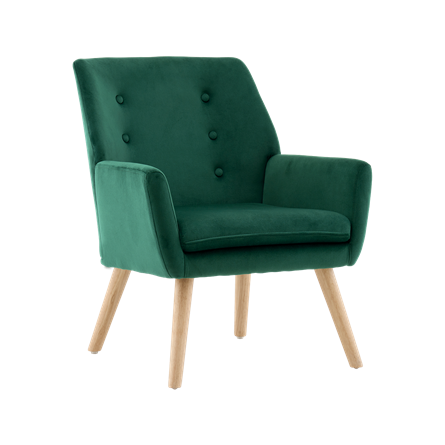 Кресло Райт тёмно-зелёный
