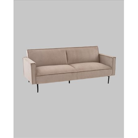 Диван прямой|Stool Group|Кассель велюр рельефный бежевый