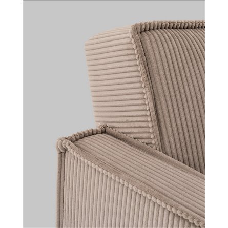 Диван прямой|Stool Group|Кассель велюр рельефный бежевый