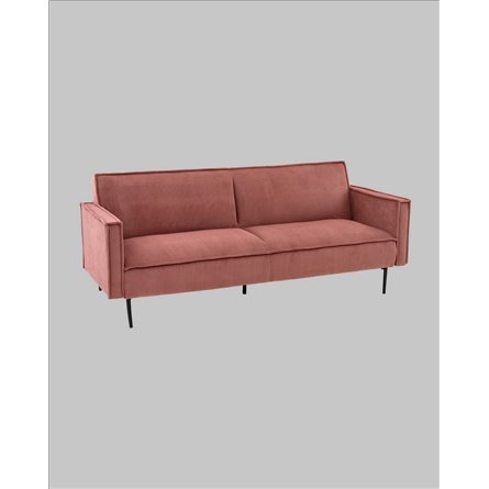 Диван прямой|Stool Group|Кассель велюр рельефный коралловый