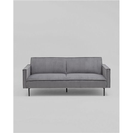 Диван прямой|Stool Group|Кассель велюр рельефный светло-серый