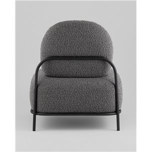 ||Стоун new ткань букле тёмно-серый