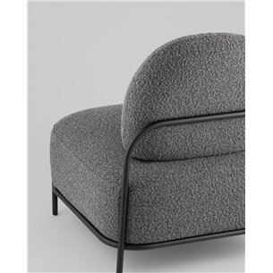 ||Стоун new ткань букле тёмно-серый