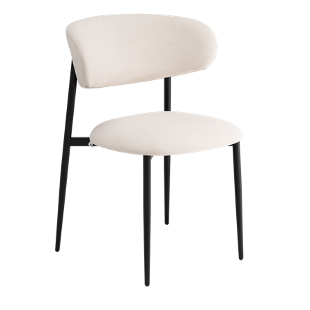 Стул Килиан велюр молочный