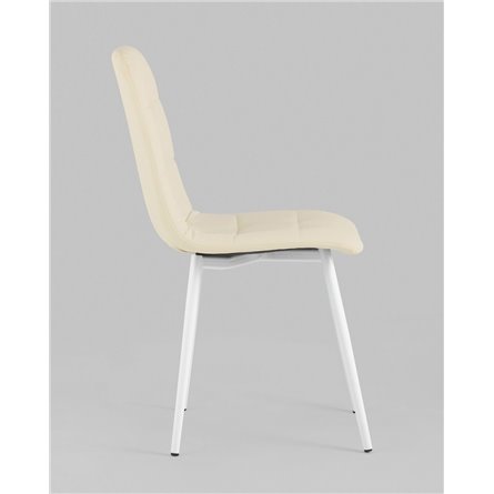 ||Oliver экокожа белый ножки металл белые 2 шт