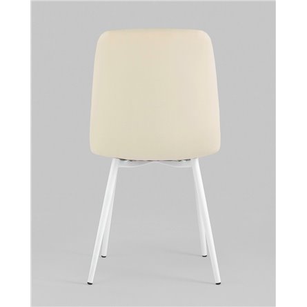 ||Oliver экокожа белый ножки металл белые 2 шт