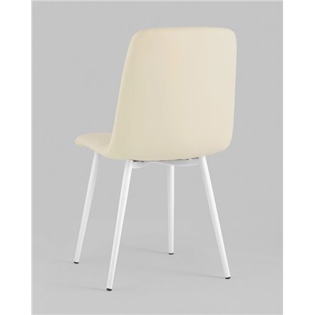 ||Oliver экокожа белый ножки металл белые 2 шт